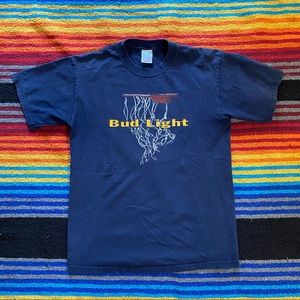 Y2K Bud Light Basketball T-shirt